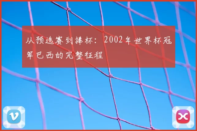 从预选赛到捧杯：2002年世界杯冠军巴西的完整征程