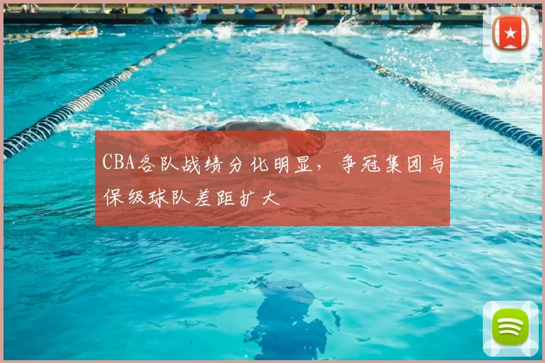 CBA各队战绩分化明显，争冠集团与保级球队差距扩大